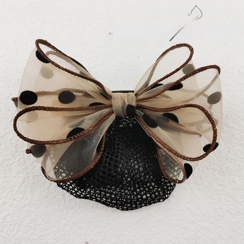 Plaukų segtukas su gėle ir kaspinu; šilko siūlai; kaspino dizainas; 2021 vasara