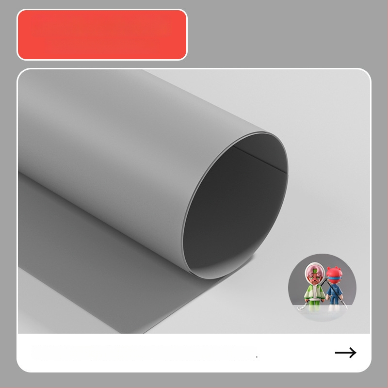 PVC fona plāksne ar matētu virsmu, ūdensizturīga produktu fotografēšanai, ar T stiprinājumu