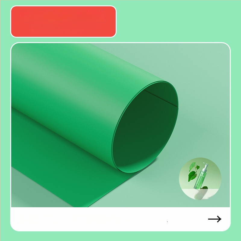 PVC fona plāksne ar matētu virsmu, ūdensizturīga produktu fotografēšanai, ar T stiprinājumu