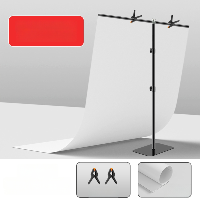 PVC fona plāksne ar matētu virsmu, ūdensizturīga produktu fotografēšanai, ar T stiprinājumu