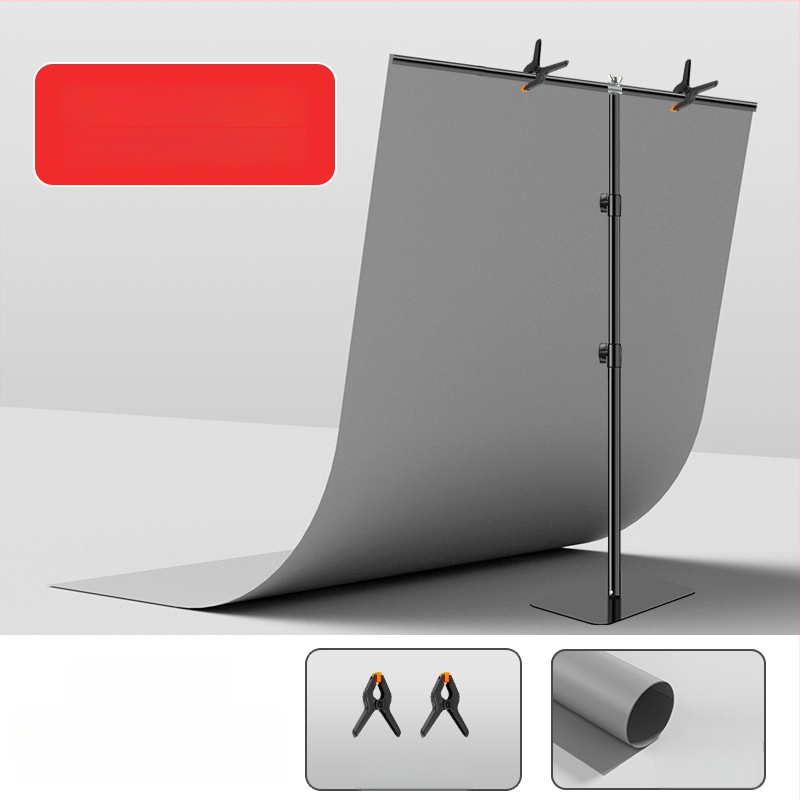PVC fona plāksne ar matētu virsmu, ūdensizturīga produktu fotografēšanai, ar T stiprinājumu