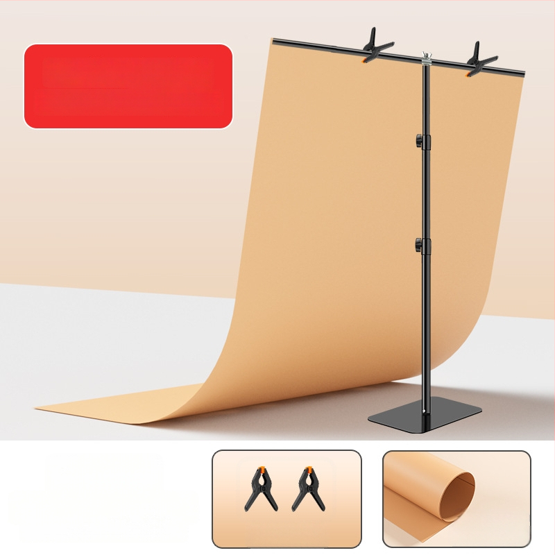 PVC fona plāksne ar matētu virsmu, ūdensizturīga produktu fotografēšanai, ar T stiprinājumu