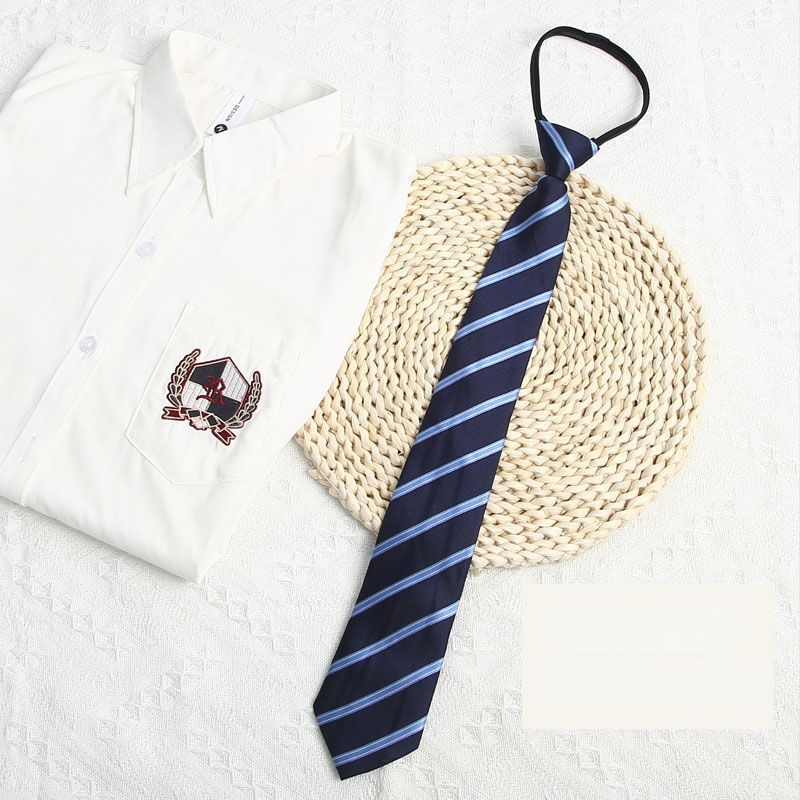 Klip za kravatu za odrasle, prugasti uzorak, bez čvora, detalj cvijeta za ovratnik, zimska kolekcija 2022