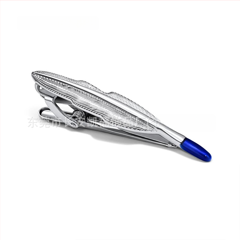 Nyakkendőkapocs - réz, 24K elektroplattált, nyíl-stílusú geometriai, férfi kiegészítő