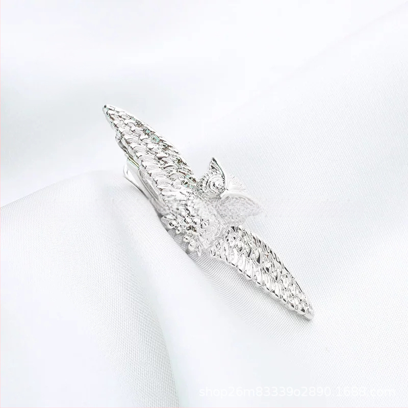 Nyakkendőkapocs - réz, 24K elektroplattált, nyíl-stílusú geometriai, férfi kiegészítő