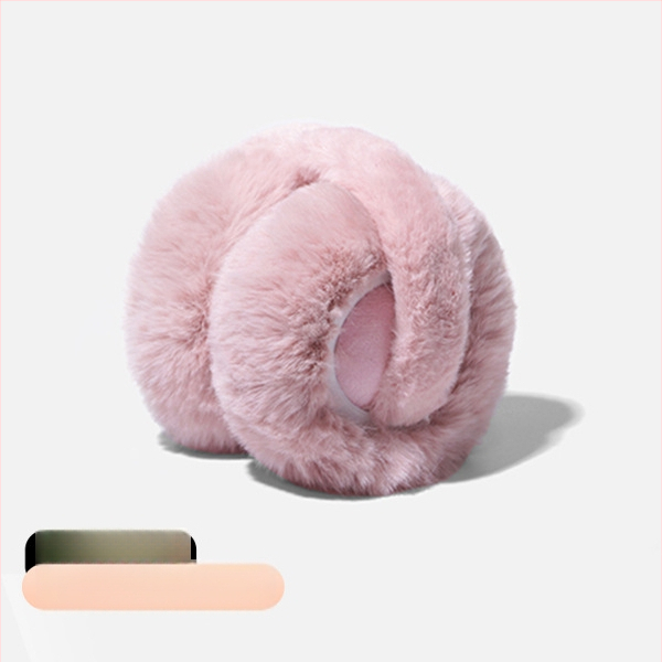 Unisex κουκούλες για τα αυτιά από γούνα κουνελιού - πτυσσόμενες, ζεστές για ενήλικες, εξωτερική χρήση τον χειμώνα