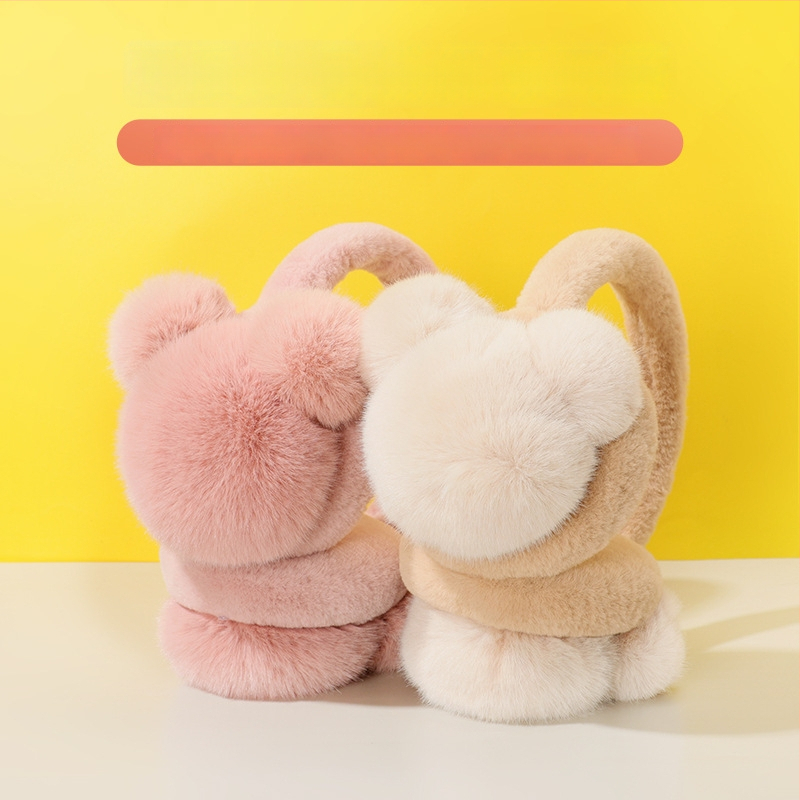 Κουκούλες αυτιών από βελούδινο ύφασμα για ενήλικες γυναίκες, ζεστασιά το χειμώνα, μινιμαλιστικό στυλ