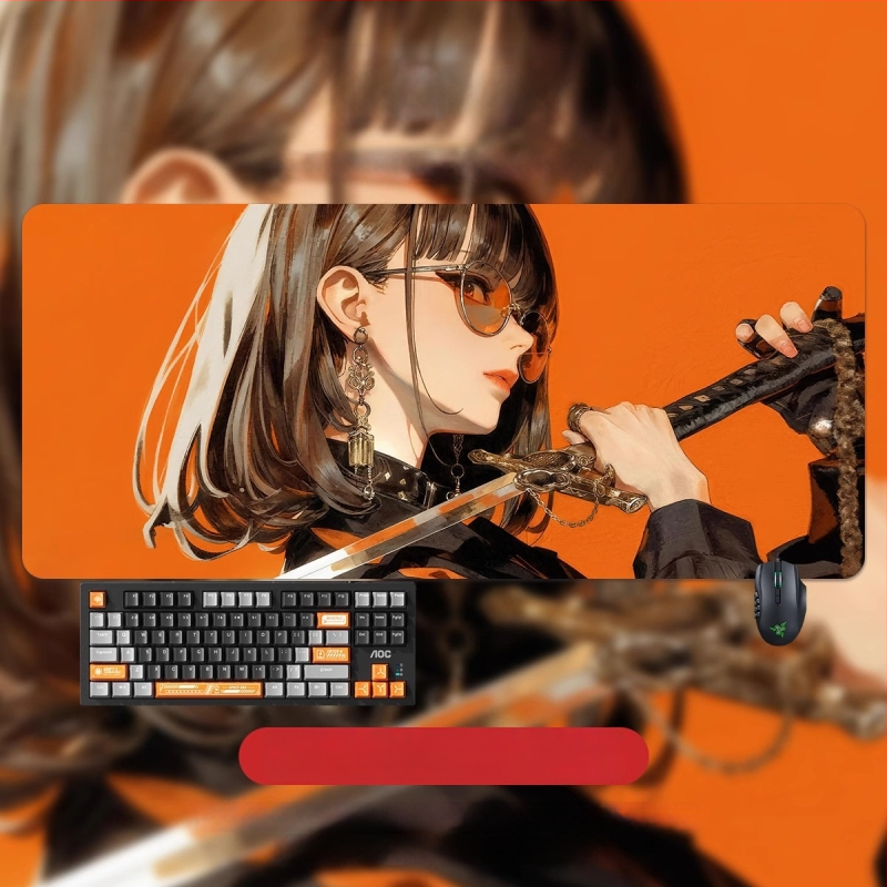 Подложка за бюро — гумена повърхност, анти-слип, печат с топлинен трансфер, OEM и персонализиране, възможност за печат на лого