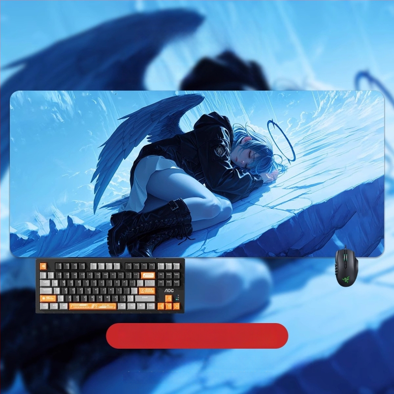 Подложка за бюро — гумена повърхност, анти-слип, печат с топлинен трансфер, OEM и персонализиране, възможност за печат на лого