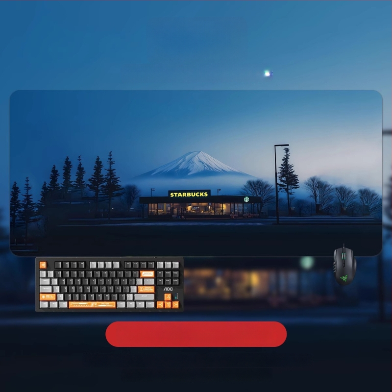 Подложка за бюро — гумена повърхност, анти-слип, печат с топлинен трансфер, OEM и персонализиране, възможност за печат на лого
