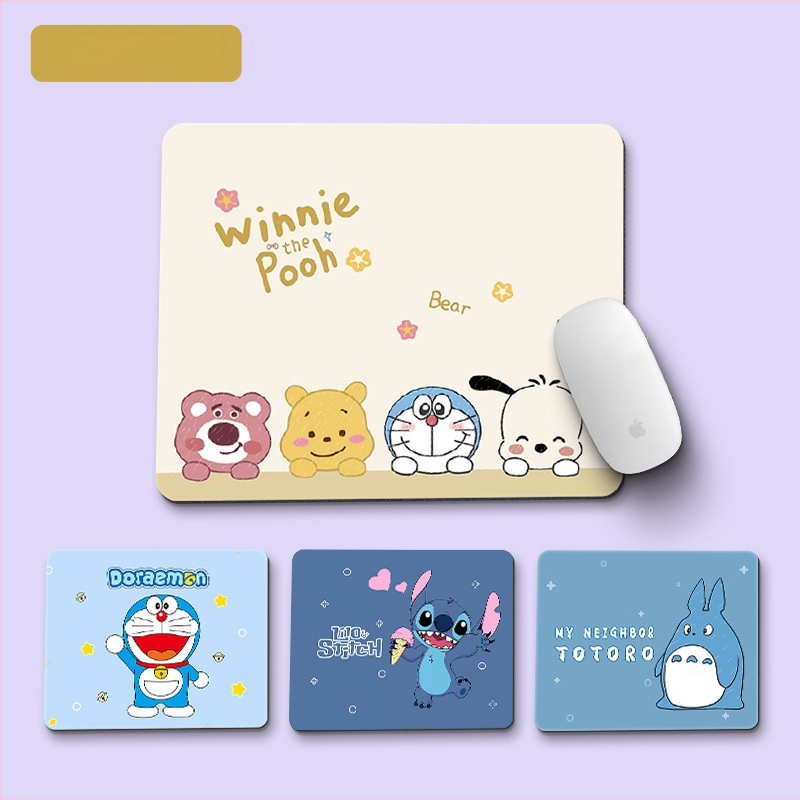 Малка подложка – квадратна подложка, естествена гума, анти-плъзгане, термопечат, офисен настолен мат