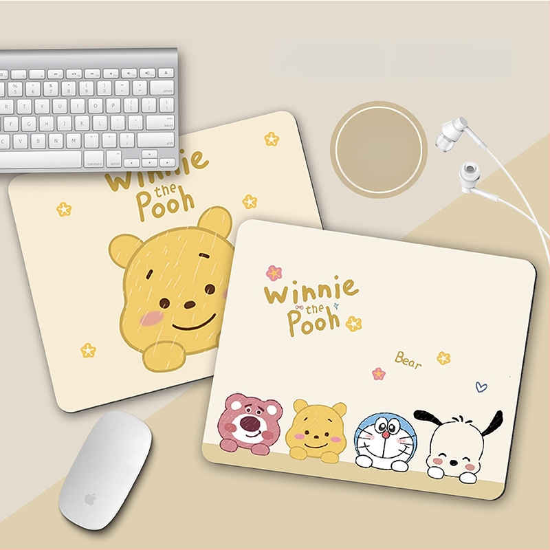 Малка подложка – квадратна подложка, естествена гума, анти-плъзгане, термопечат, офисен настолен мат