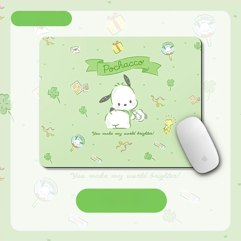 Малка подложка – квадратна подложка, естествена гума, анти-плъзгане, термопечат, офисен настолен мат