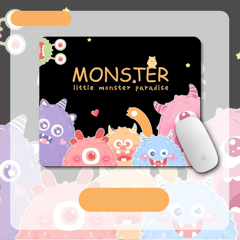 Малка подложка – квадратна подложка, естествена гума, анти-плъзгане, термопечат, офисен настолен мат