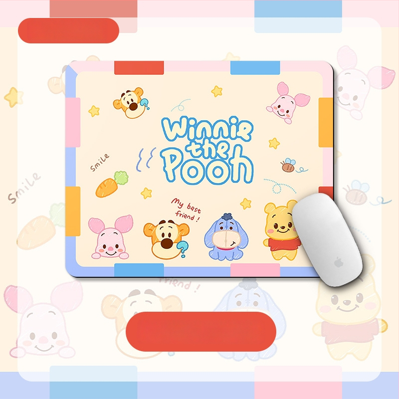 Малка подложка – квадратна подложка, естествена гума, анти-плъзгане, термопечат, офисен настолен мат