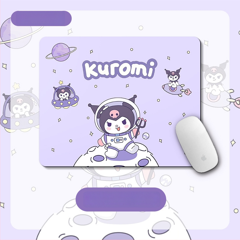 Малка подложка – квадратна подложка, естествена гума, анти-плъзгане, термопечат, офисен настолен мат