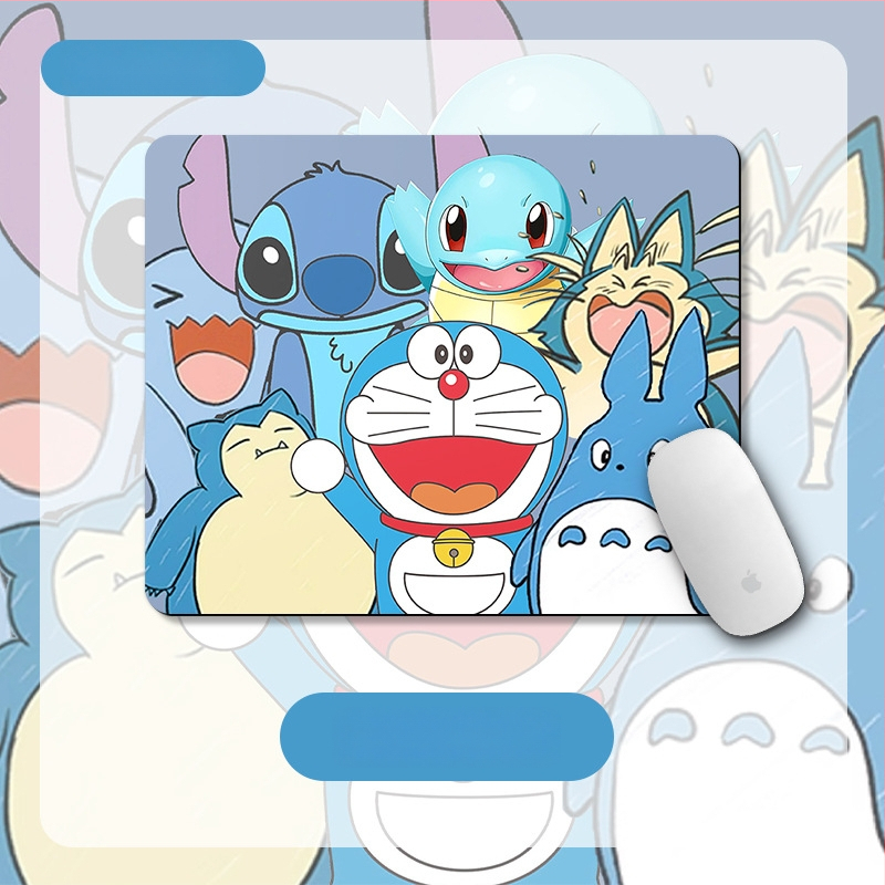 Малка подложка – квадратна подложка, естествена гума, анти-плъзгане, термопечат, офисен настолен мат