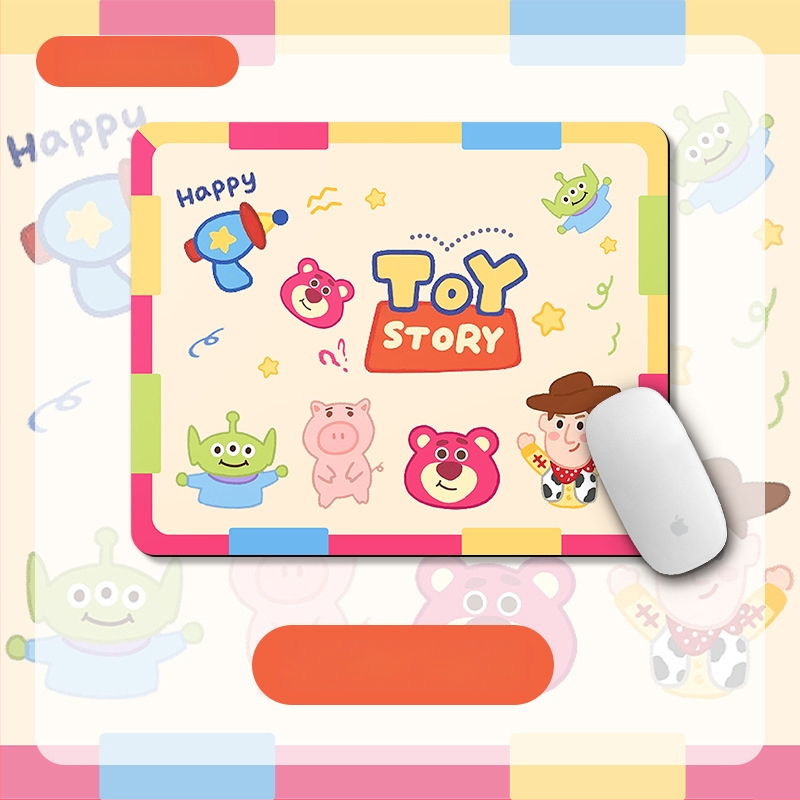 Малка подложка – квадратна подложка, естествена гума, анти-плъзгане, термопечат, офисен настолен мат