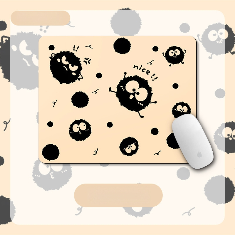 Малка подложка – квадратна подложка, естествена гума, анти-плъзгане, термопечат, офисен настолен мат