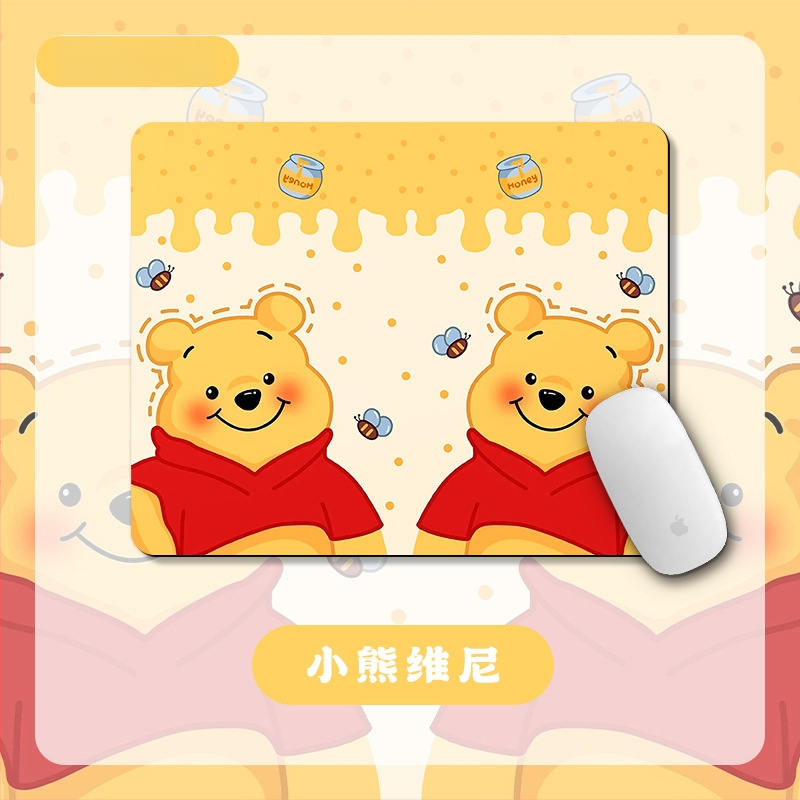 Малка подложка – квадратна подложка, естествена гума, анти-плъзгане, термопечат, офисен настолен мат