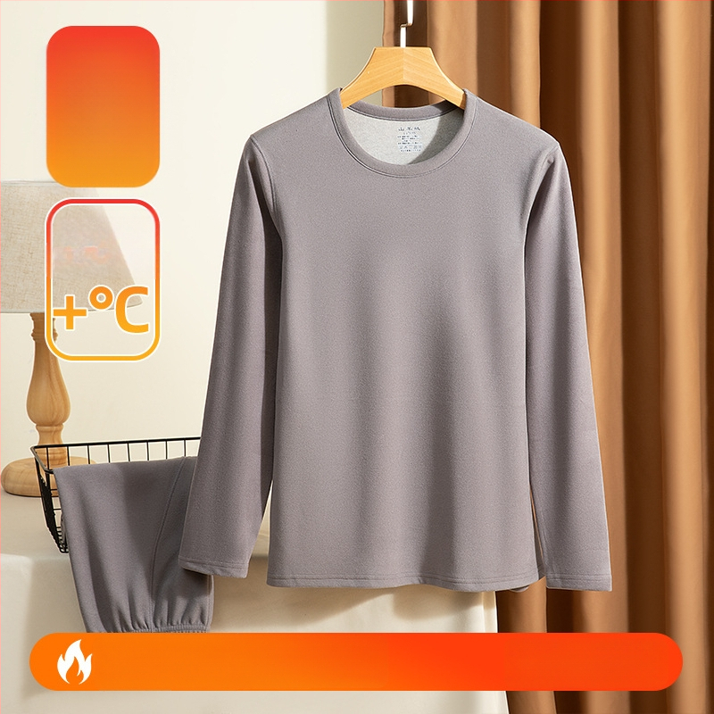 Vīriešu siltā apakšveļas komplekts no kašmira, ārkārtīgi biezs, bezšuvju, puloveris ar slaidu piegriezumu