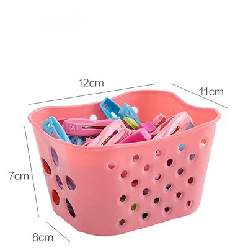 Σετ 30 πλαστικά κλιπ στέγνωσης με καλάθι αποθήκευσης, κατάλληλα για παπλώματα, εσώρουχα, κάλτσες, πουκάμισα και παντελόνια