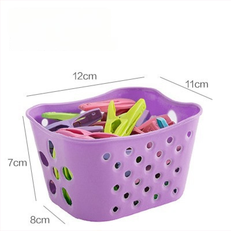 Σετ 30 πλαστικά κλιπ στέγνωσης με καλάθι αποθήκευσης, κατάλληλα για παπλώματα, εσώρουχα, κάλτσες, πουκάμισα και παντελόνια