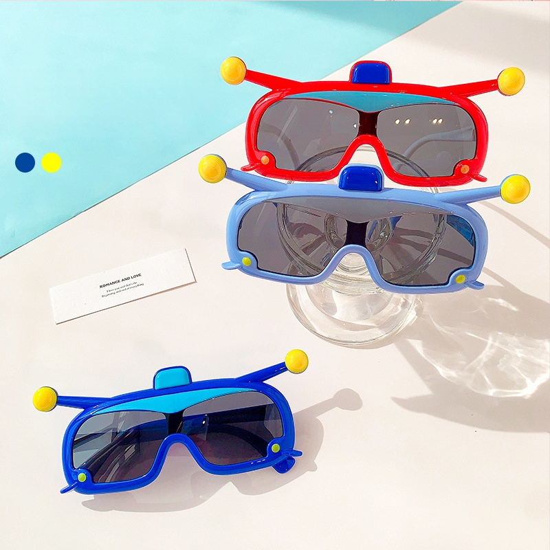 Παιδικά γυαλιά ηλίου με μετασχηματιζόμενο ρομπότ, UV400 προστασία, φακοί από ρητίνη, πλήρης σκελετός από PC, ειδικός καθρέφτης σε μοναδικό σχήμα