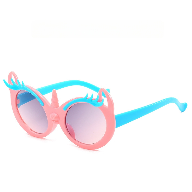 Παιδικά UV400 γυαλιά ηλίου με κυκλικό πλαίσιο και φακούς από ρητίνη – μη πολωμένα, πλήρες πλαίσιο, γλυκό κουνελίσιο στυλ