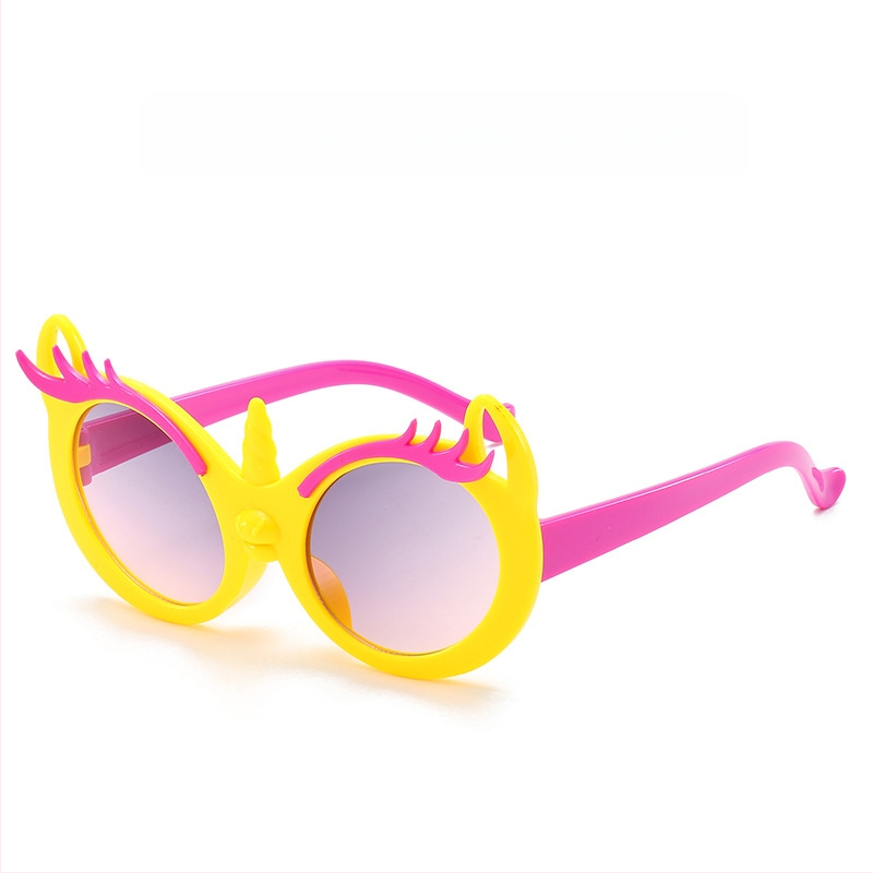 Παιδικά UV400 γυαλιά ηλίου με κυκλικό πλαίσιο και φακούς από ρητίνη – μη πολωμένα, πλήρες πλαίσιο, γλυκό κουνελίσιο στυλ