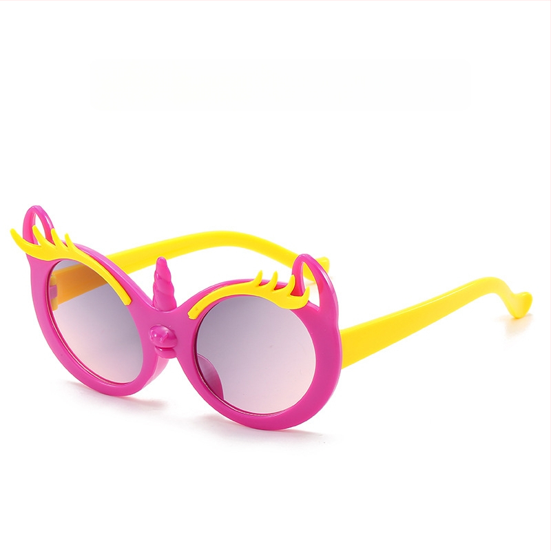 Παιδικά UV400 γυαλιά ηλίου με κυκλικό πλαίσιο και φακούς από ρητίνη – μη πολωμένα, πλήρες πλαίσιο, γλυκό κουνελίσιο στυλ