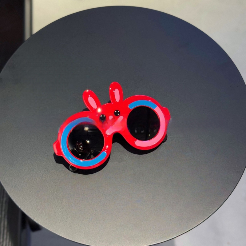 Παιδικά πολωμένα γυαλιά ηλίου με αυτιά λαγουδάκι, UV400, ολόκληρο πλαίσιο, πολυκαρβονικοί φακοί, καθρεφτικά φακοί (κατηγορία 3)