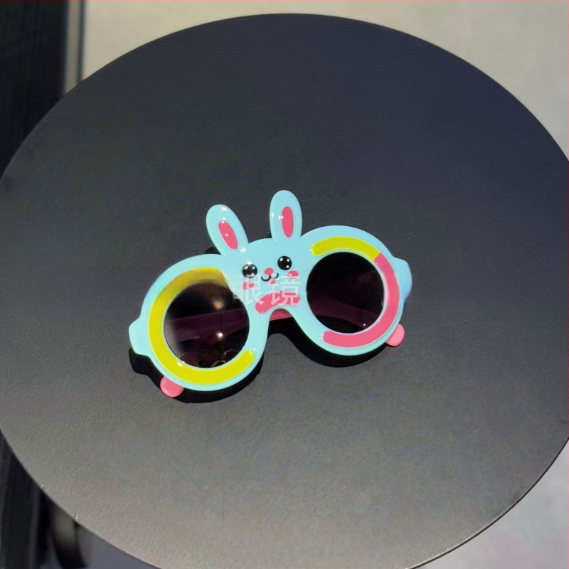 Παιδικά πολωμένα γυαλιά ηλίου με αυτιά λαγουδάκι, UV400, ολόκληρο πλαίσιο, πολυκαρβονικοί φακοί, καθρεφτικά φακοί (κατηγορία 3)