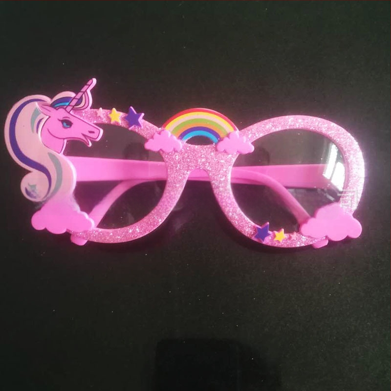 Ochelari de plastic pentru petrecere – recuzită de cosplay cu design Pegaz, proces semi-manual, personalizare disponibilă
