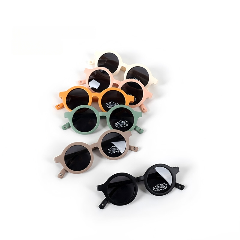 Beebi polaarid päikesekaitseprillid UV400 TAC läätsed, täisraam, TPEE raam