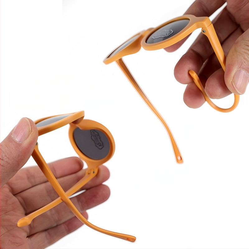 Beebi polaarid päikesekaitseprillid UV400 TAC läätsed, täisraam, TPEE raam