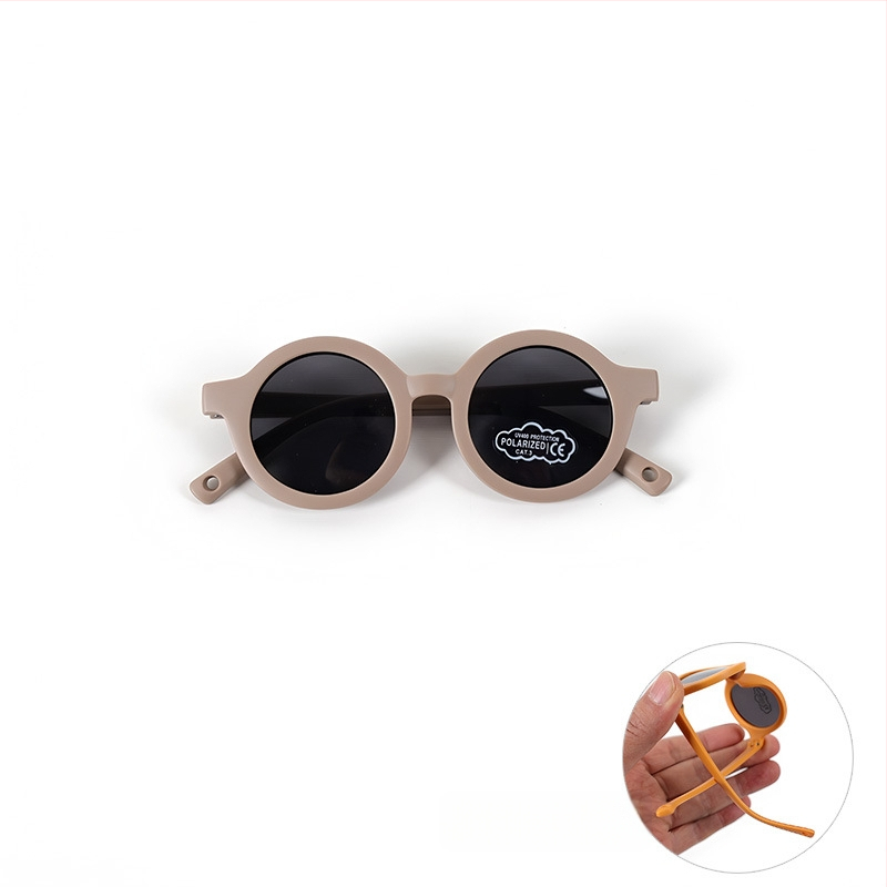 Beebi polaarid päikesekaitseprillid UV400 TAC läätsed, täisraam, TPEE raam