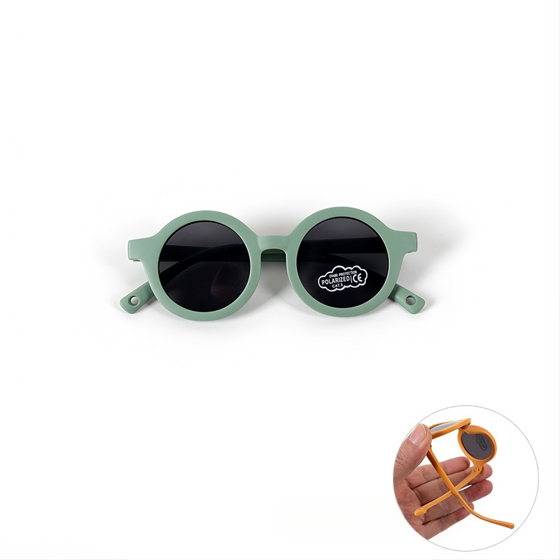 Beebi polaarid päikesekaitseprillid UV400 TAC läätsed, täisraam, TPEE raam