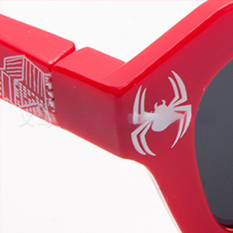 Παιδικά γυαλιά ηλίου με εκτύπωση αράχνης, UV400, πλήρους πλαισίου, φακοί AC, σκελετός PC