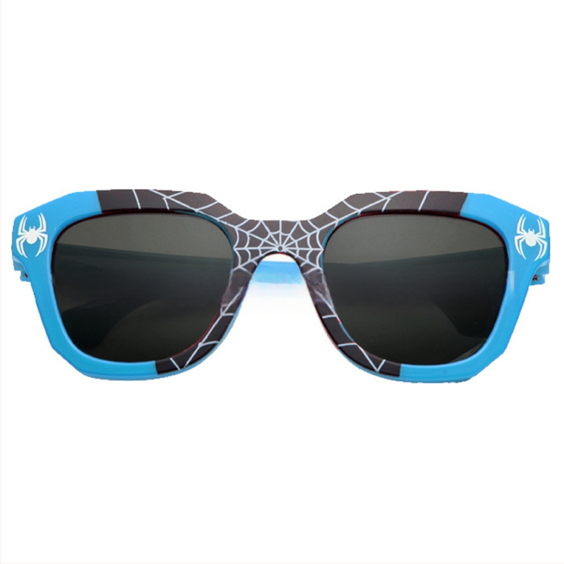 Παιδικά γυαλιά ηλίου με εκτύπωση αράχνης, UV400, πλήρους πλαισίου, φακοί AC, σκελετός PC