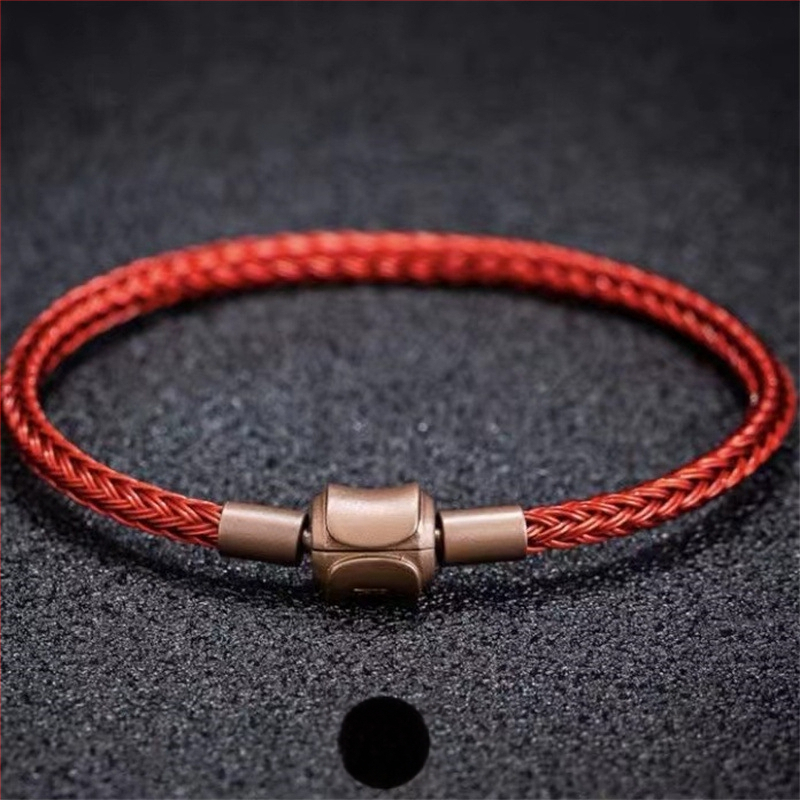3 mm narukvica od titan čelika s geometrijskim dizajnom, unisex