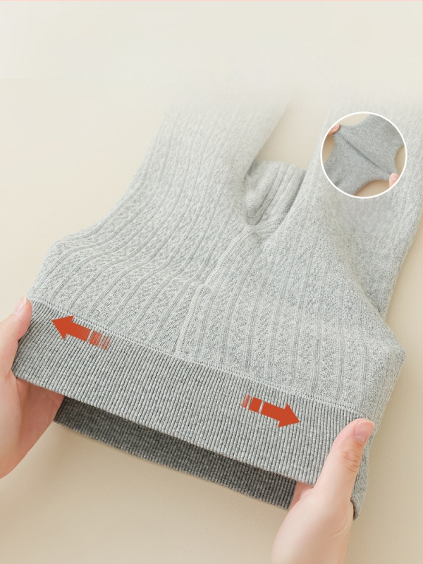 Bērnu ziemas legingi ar fleece iekšējo apdari, augsta vidukļa, garums līdz potītēm, 75% kokvilna, vecums 3–8 gadi