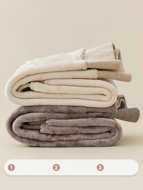 Bērnu ziemas legingi ar fleece iekšējo apdari, augsta vidukļa, garums līdz potītēm, 75% kokvilna, vecums 3–8 gadi