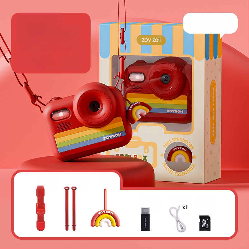 Παιδική κάμερα-παίχνιδο E-28, ψηφιακή κάμερα με ανάλυση 4800 εικονοστοιχείων, αποθήκευση SD, διάρκεια μπαταρίας 2–3 ώρες, λειτουργίες: παιχνίδια, αυτοκόλλητα φωτογραφιών, βιντεογράφηση, φίλτρα, λήψη φωτογραφιών