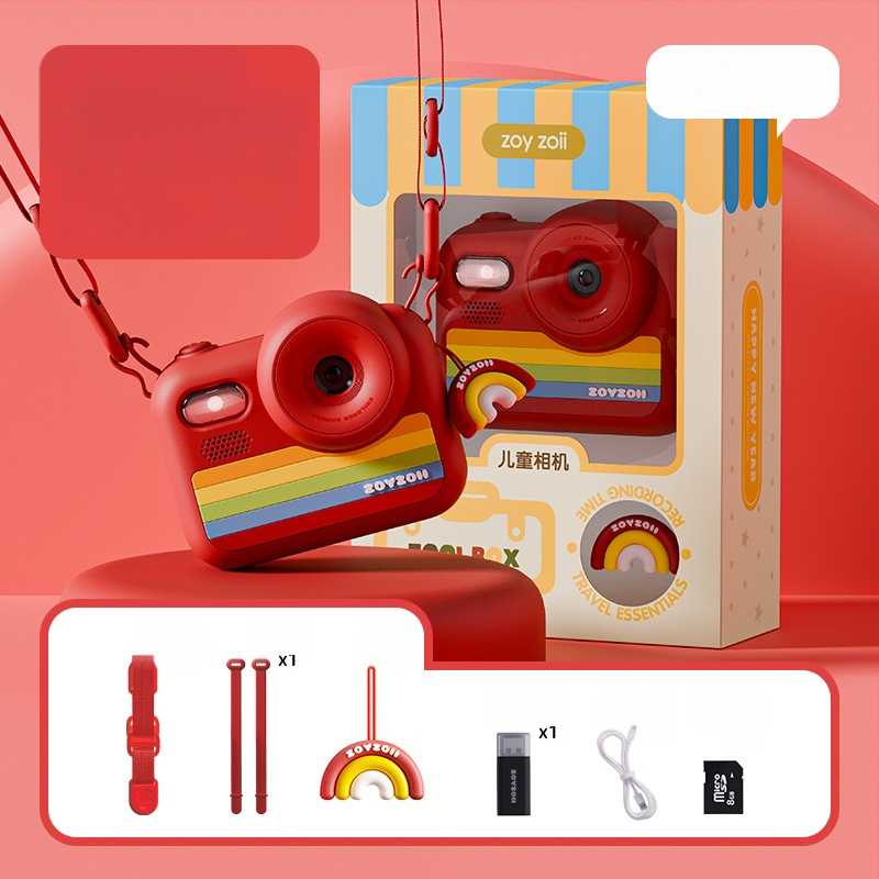 Παιδική κάμερα-παίχνιδο E-28, ψηφιακή κάμερα με ανάλυση 4800 εικονοστοιχείων, αποθήκευση SD, διάρκεια μπαταρίας 2–3 ώρες, λειτουργίες: παιχνίδια, αυτοκόλλητα φωτογραφιών, βιντεογράφηση, φίλτρα, λήψη φωτογραφιών