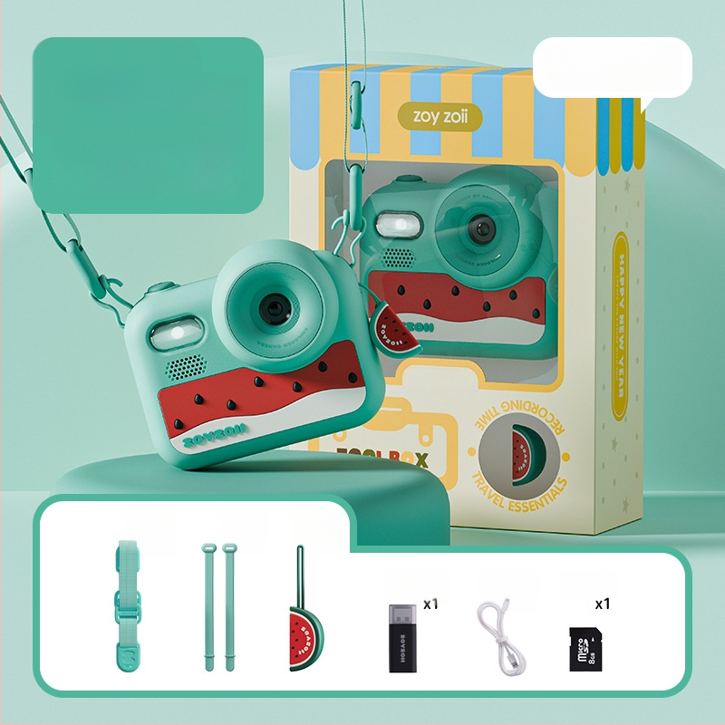 Παιδική κάμερα-παίχνιδο E-28, ψηφιακή κάμερα με ανάλυση 4800 εικονοστοιχείων, αποθήκευση SD, διάρκεια μπαταρίας 2–3 ώρες, λειτουργίες: παιχνίδια, αυτοκόλλητα φωτογραφιών, βιντεογράφηση, φίλτρα, λήψη φωτογραφιών