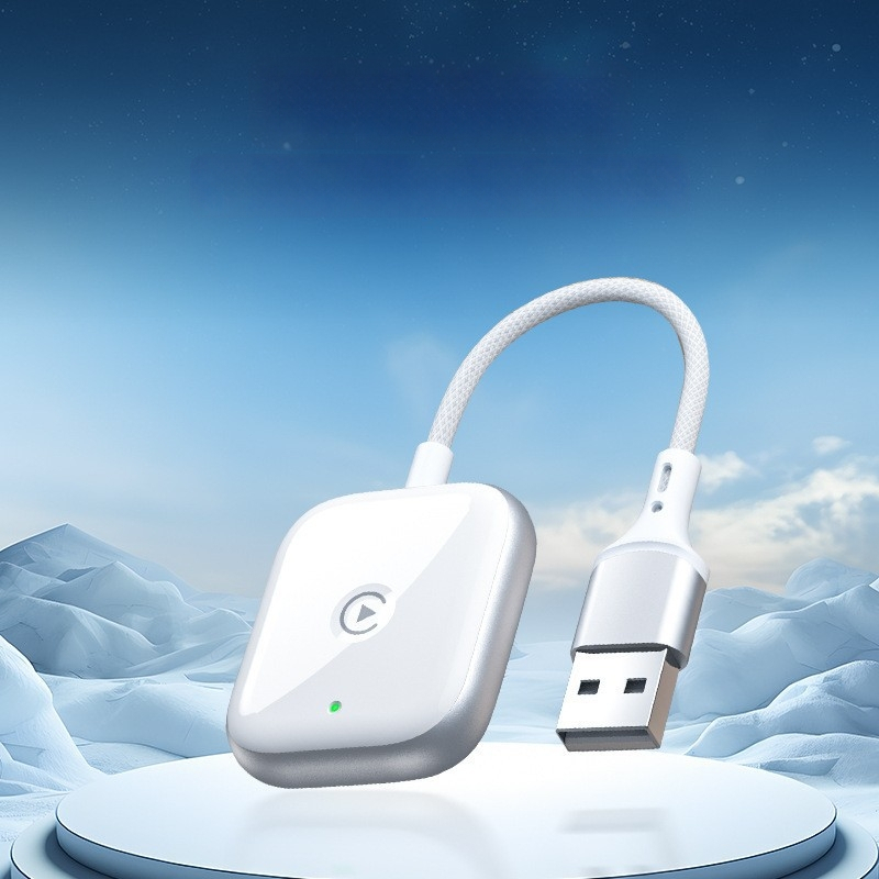 Juhtmevaba USB CarPlay auto kast AF1313 iPhone ja Android jaoks, kahetuumaline CPU, 2GB RAM, 16GB ROM, Linux