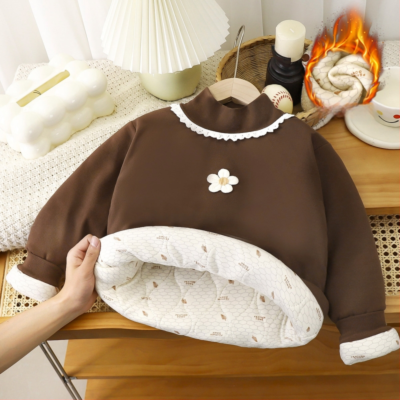 Bērnu džemperis ar flīsa oderi, biezi, ar animācijas motīvu, garas piedurknes, puloveris