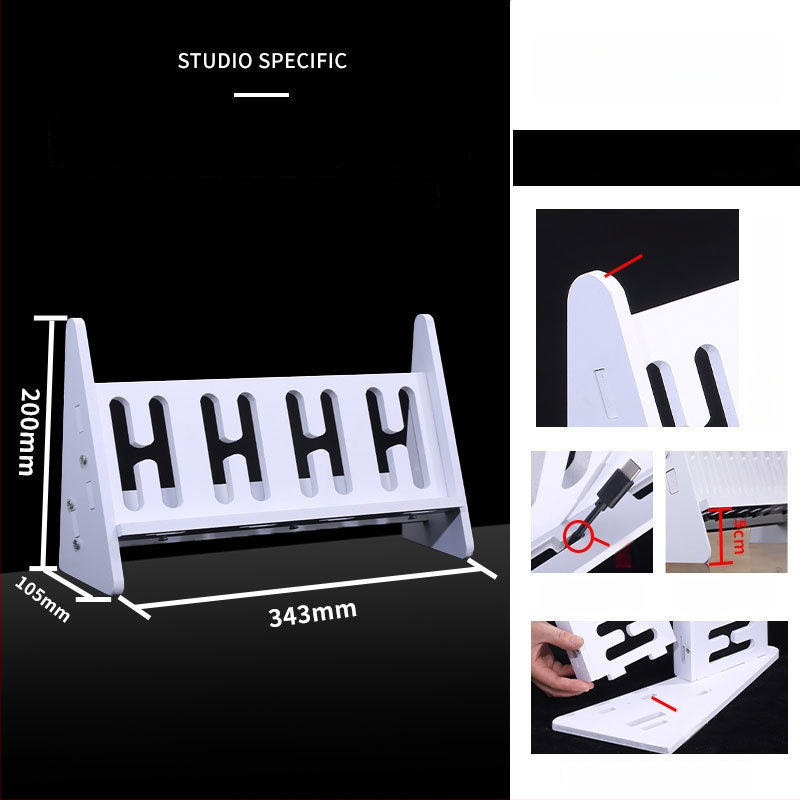 Телефонна стойка за настолно и подово закрепване, многопозиционна, PVC, прост стил, 3C сертифицирана