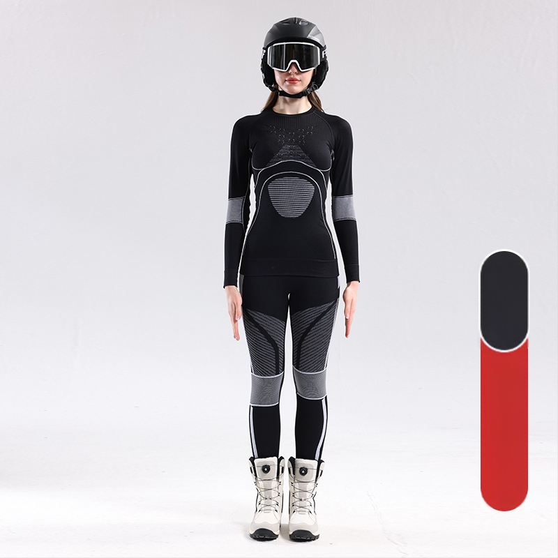 Unisex ziemas ātri žūstošs sporta komplekts — neilona audums, mitrumu vadība, saglabā siltumu